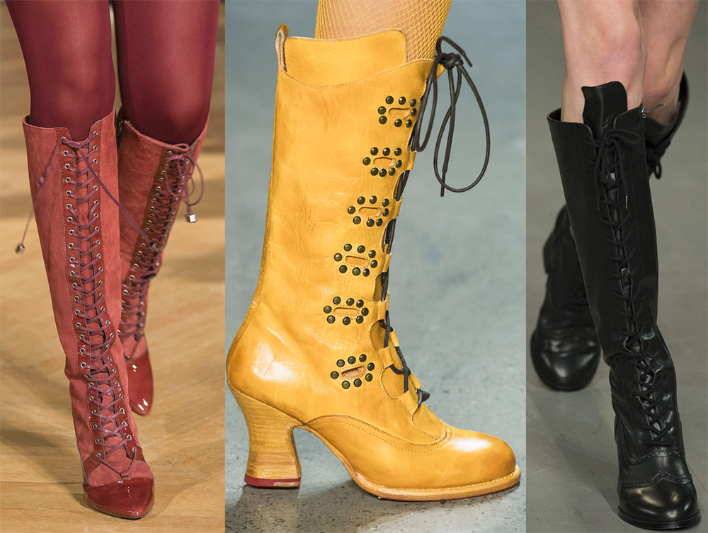 Bottes à lacets