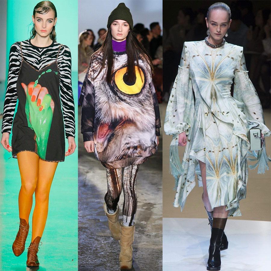 Des imprimés de mode insolites