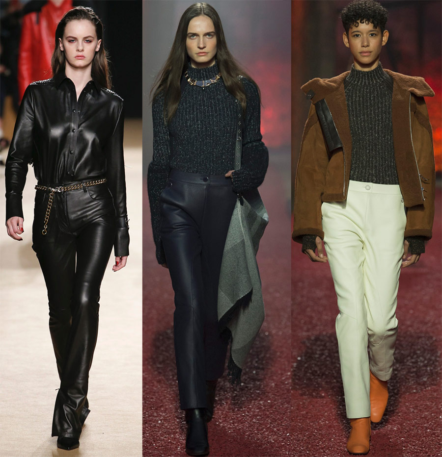 Pantalon en cuir 2026