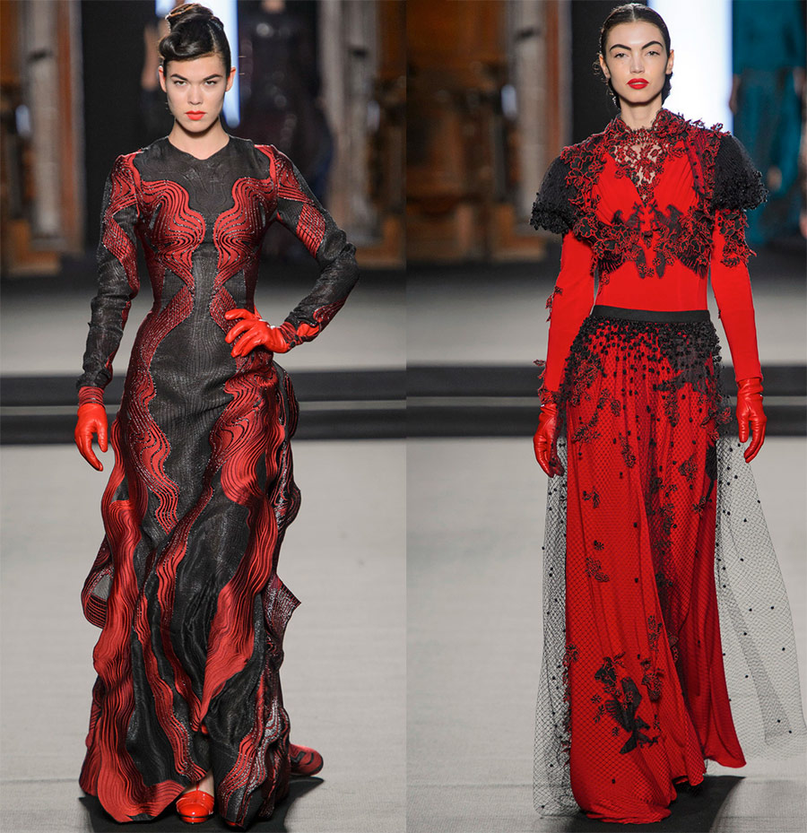 Robes rouges et noires 2025-2026