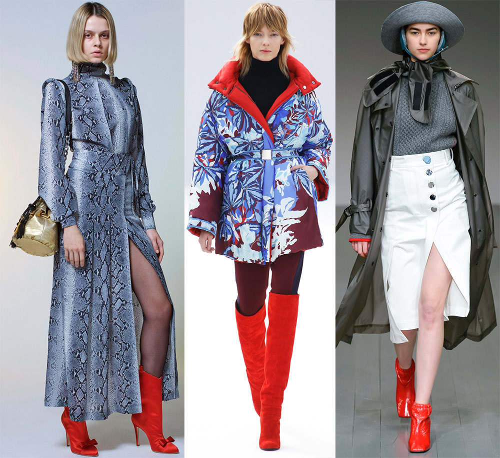 Chaussures rouges à la mode