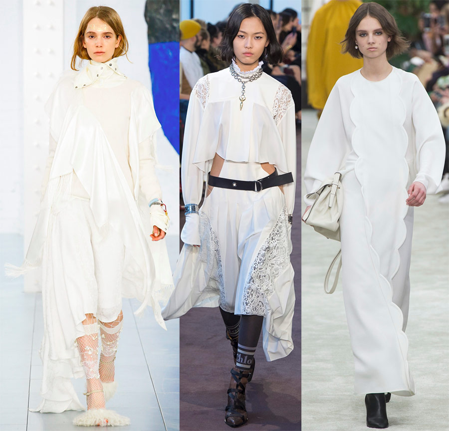 Robes blanches à la mode 2025-2026