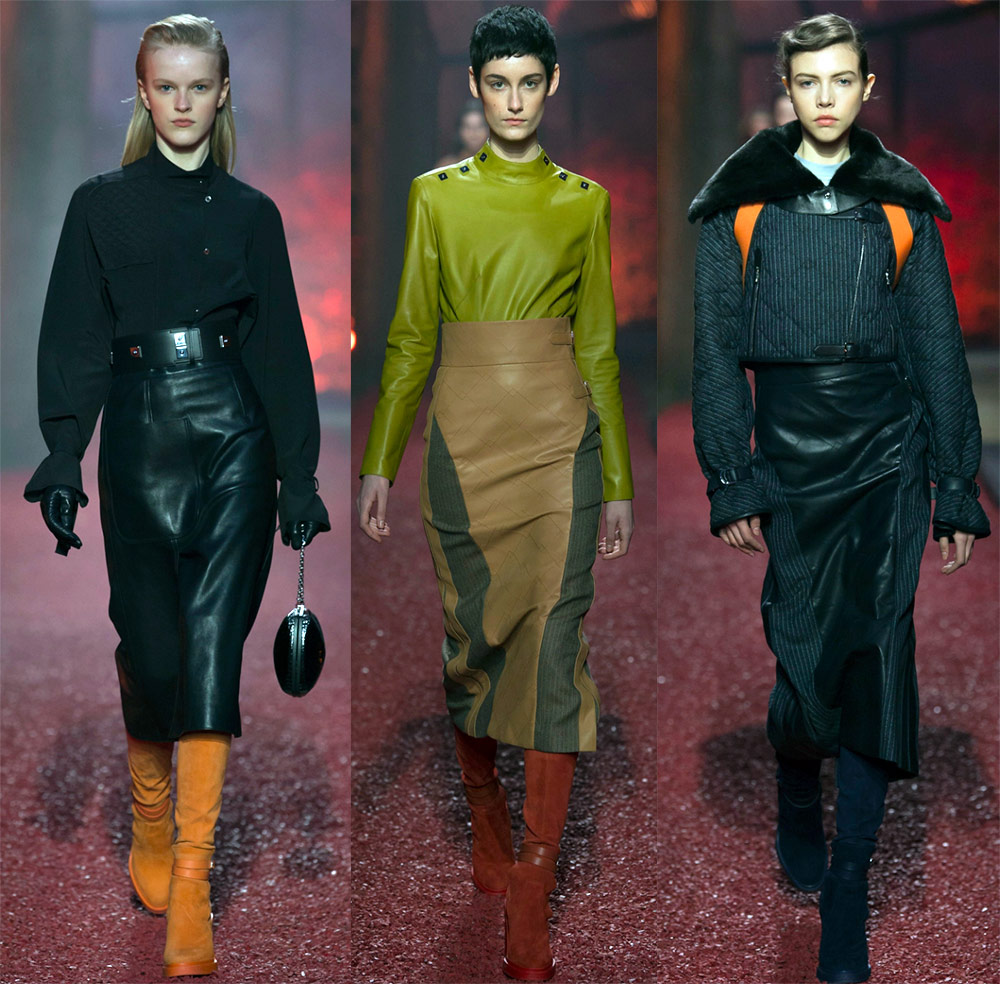 Belles jupes en cuir