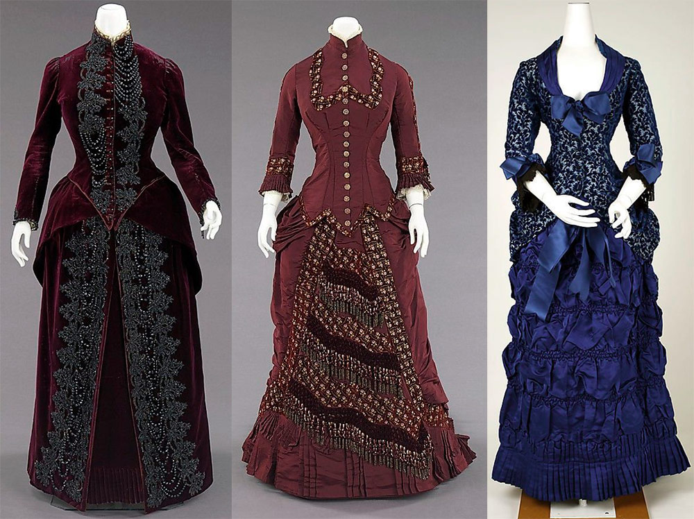 Histoire du costume de mode 1880