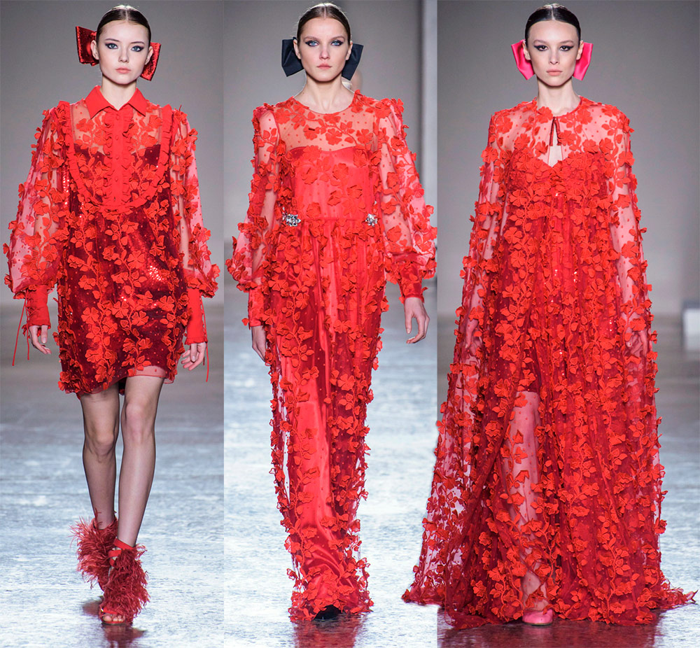 Robes rouges pour le nouveau 2026