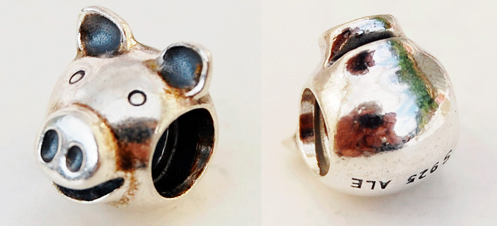 Perle de cochon pour le nouvel an