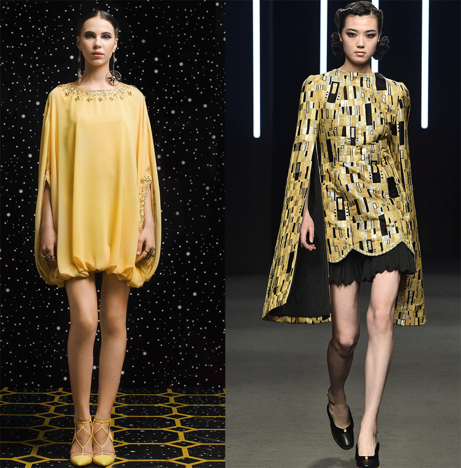 Robes jaunes pour le nouvel an