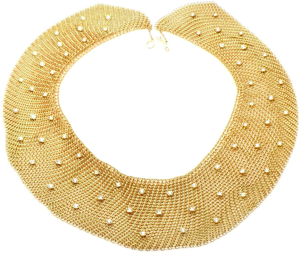 Collier en or avec diamants