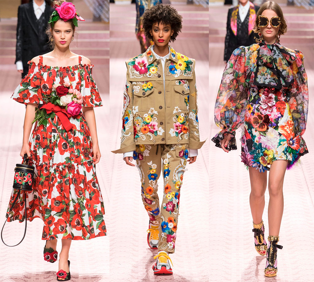 Tendance de la mode des fleurs