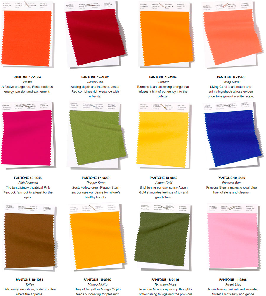 Couleurs et nuances tendance de 2026