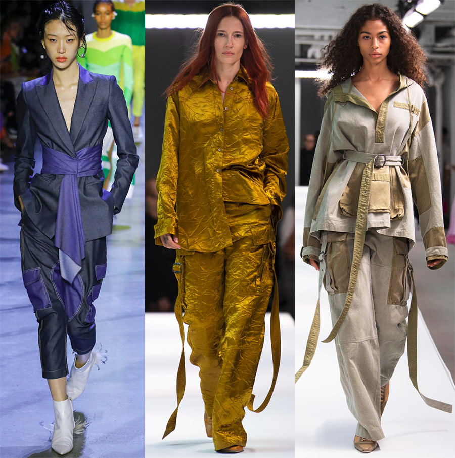 Pantalon cargo à la mode pour femmes