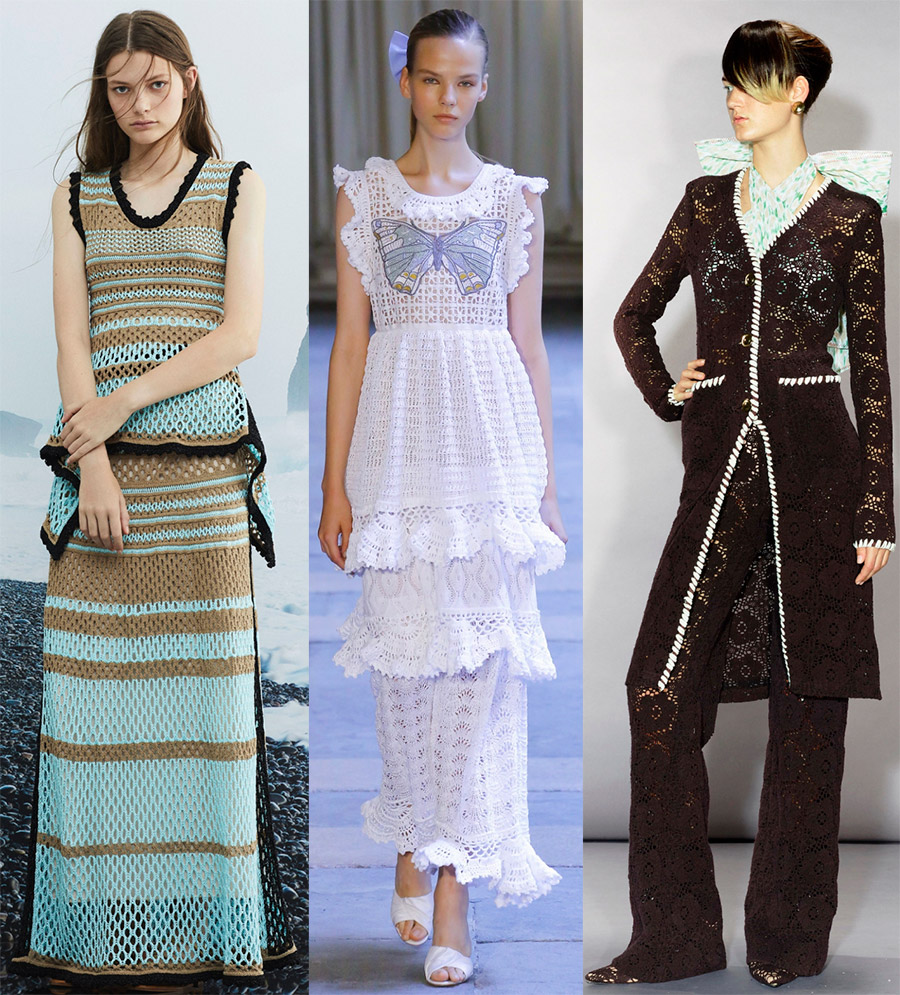 Les choses tricotées à la mode