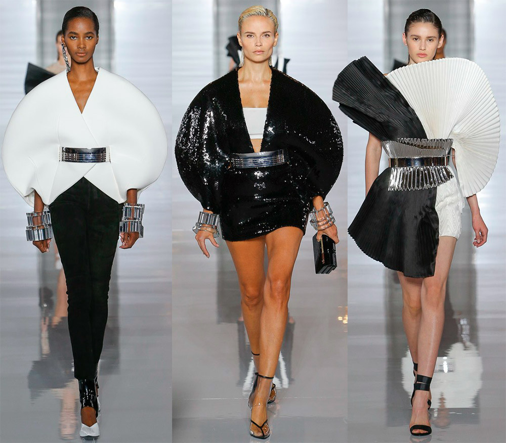 Vêtements de mode en forme de coquille