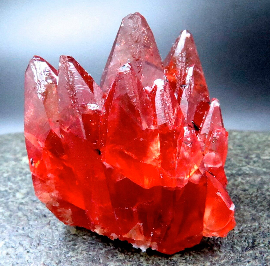 Cristaux de rhodochrosite