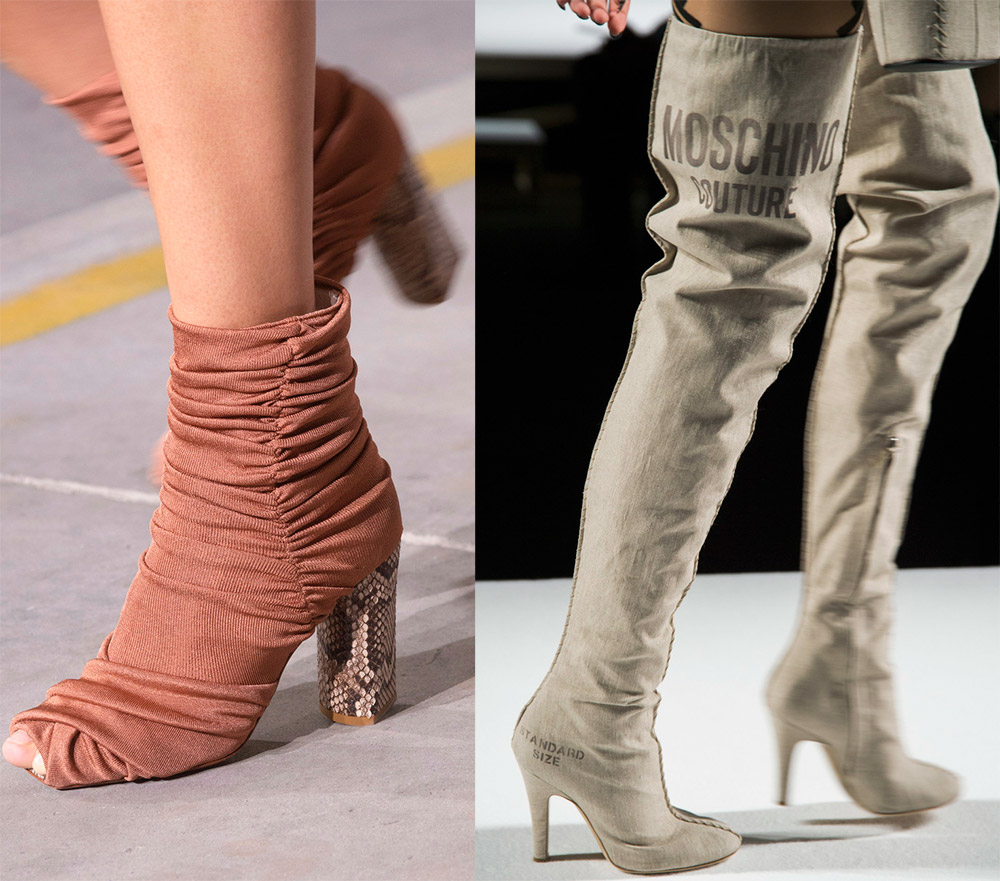 Chaussures textiles de mode