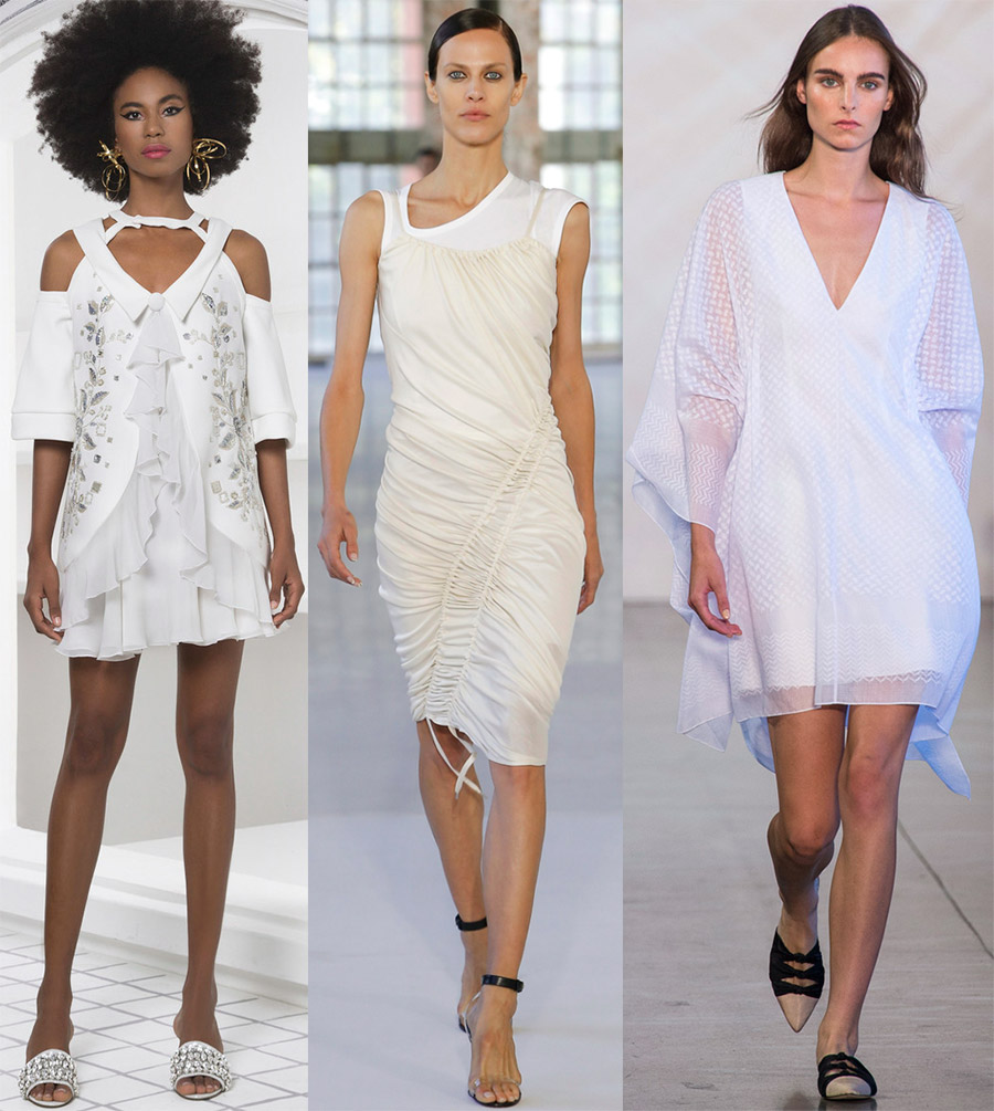 Robes de bal blanches courtes