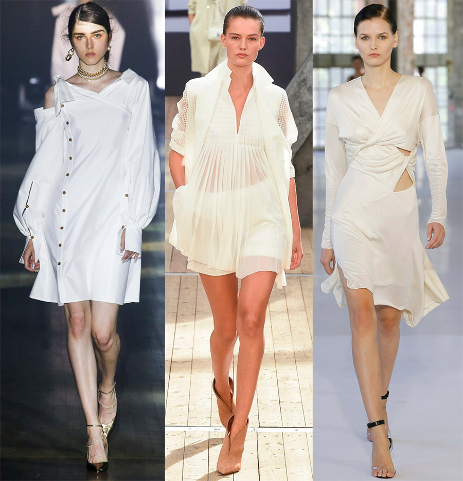 Robes de bal blanches courtes