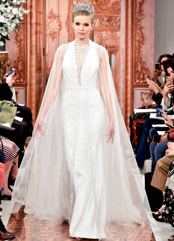 Robe de mariée effet royal