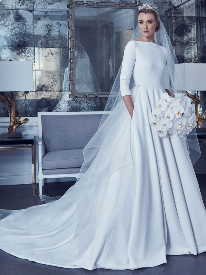 Robe de mariée effet royal