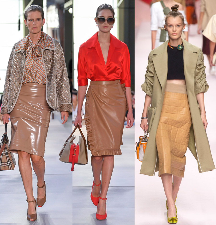 Belles jupes en cuir