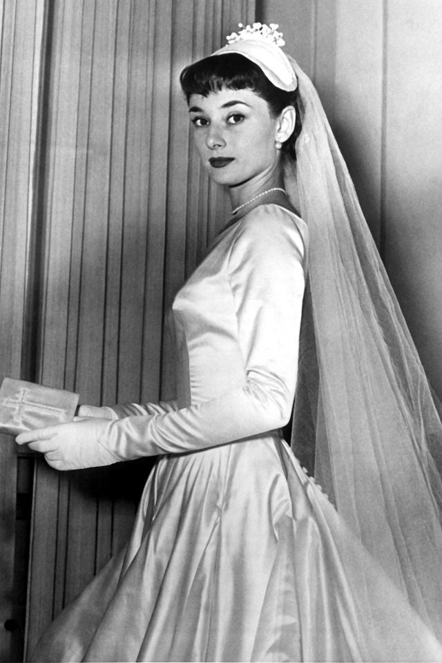 La robe de mariée d'Audrey Hepburn