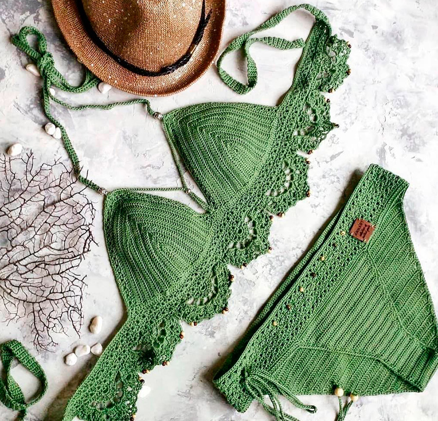 A qui convient le maillot de bain tricoté ?