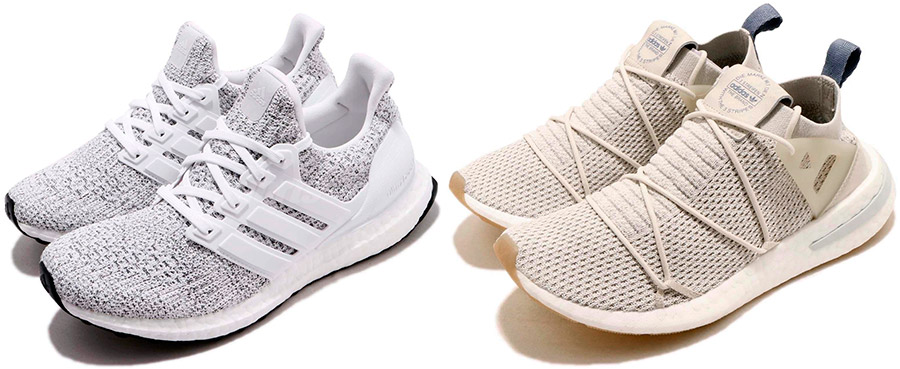 Baskets avec tige en tricot