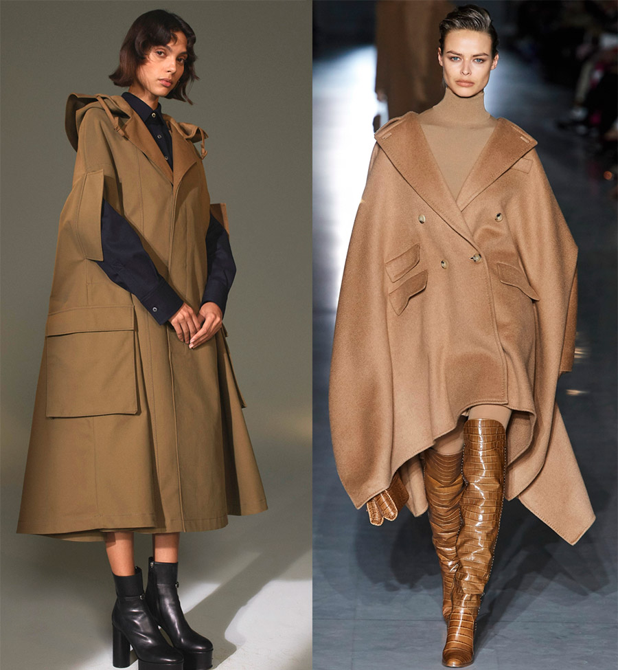 Looks élégants avec des capes