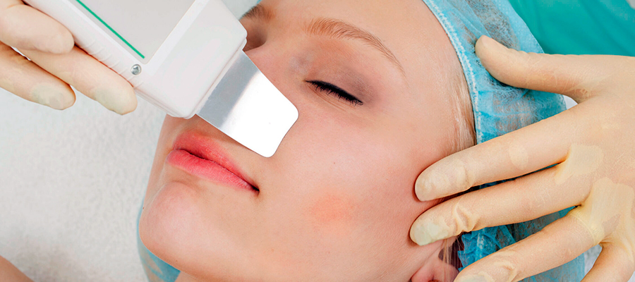 nettoyage du visage par ultrasons