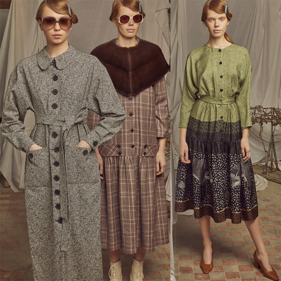 Robes à la mode dans le style d'affaires