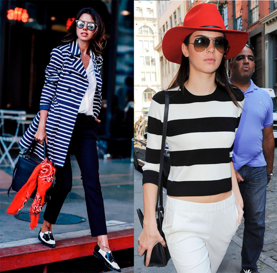 Style marin dans les vêtements - images à la mode pour l'été