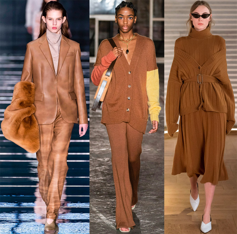 Couleurs à la mode dans les vêtements