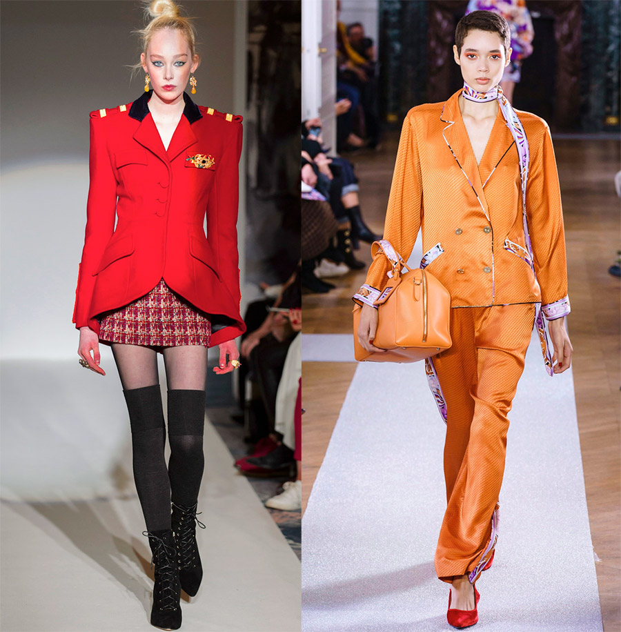 Blazers lumineux à la mode