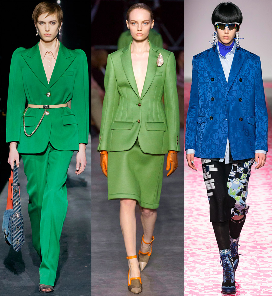 Blazers lumineux à la mode