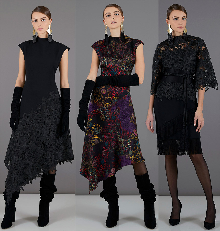 Robes fermées élégantes