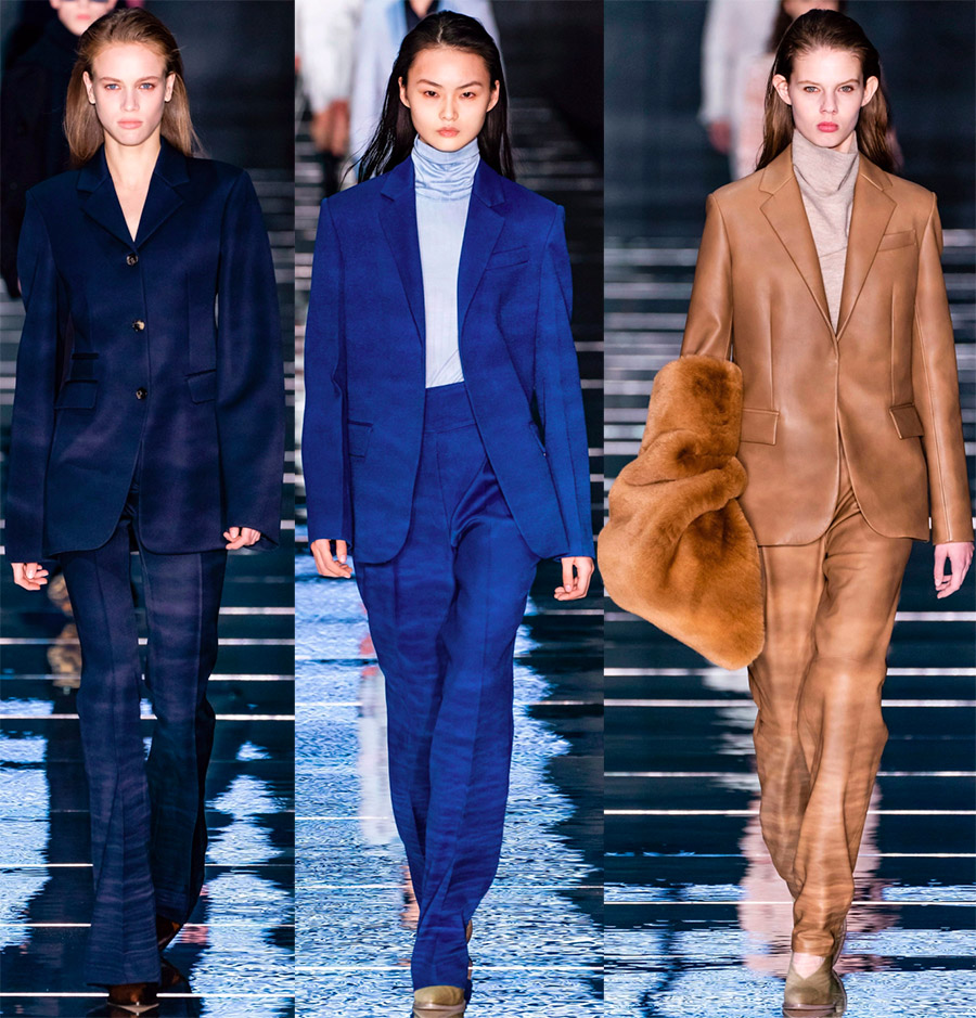 De beaux costumes de bureau