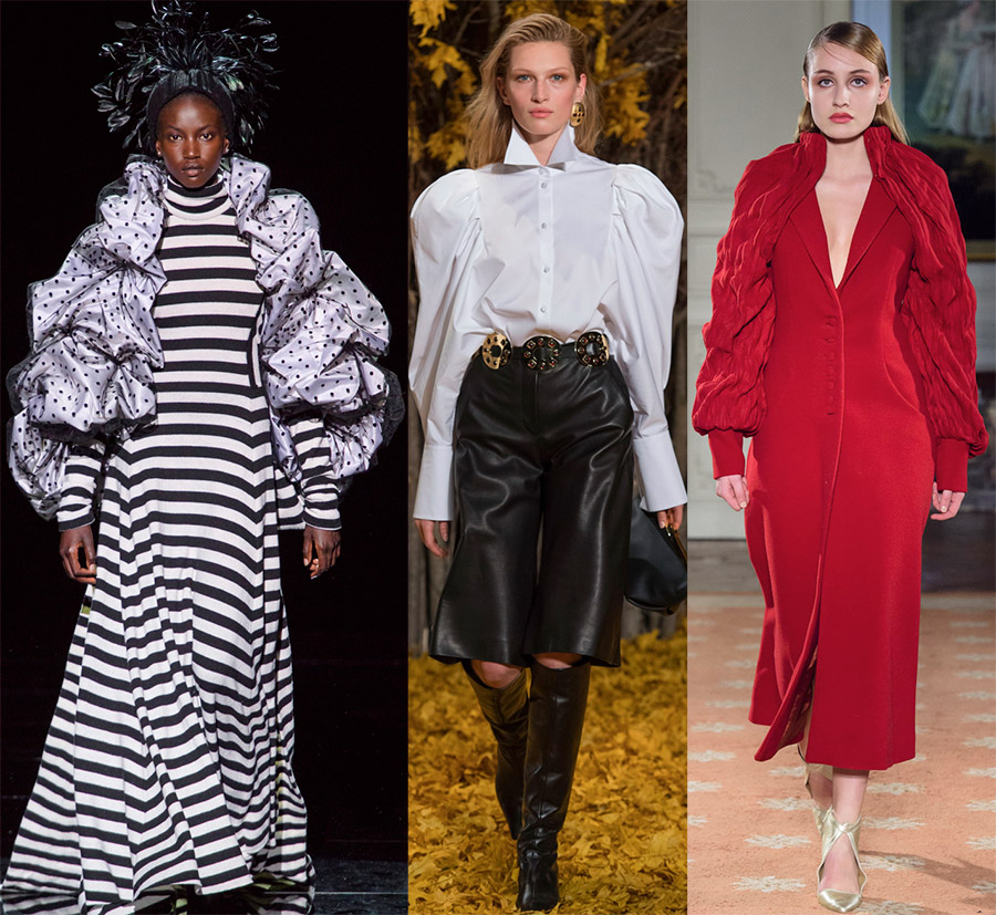 Tendance épaules volumineuses