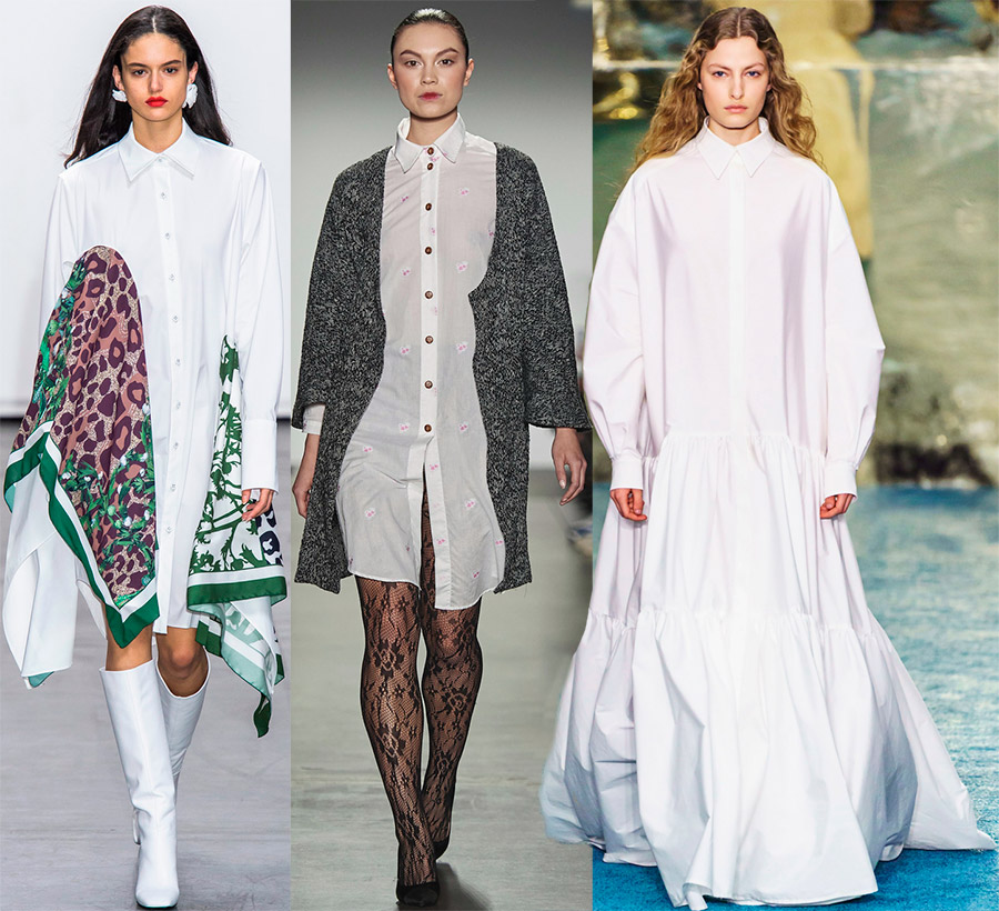 Robe chemise à la mode