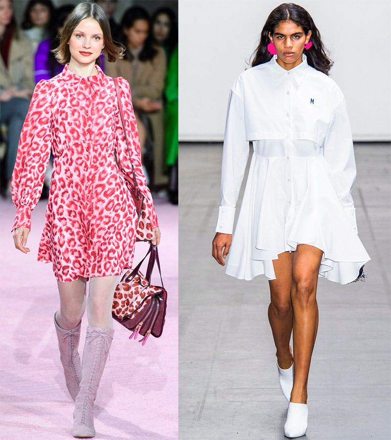 Robe chemise à la mode