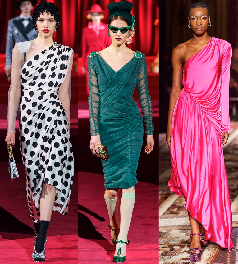 Robes drapées 2026 -2020