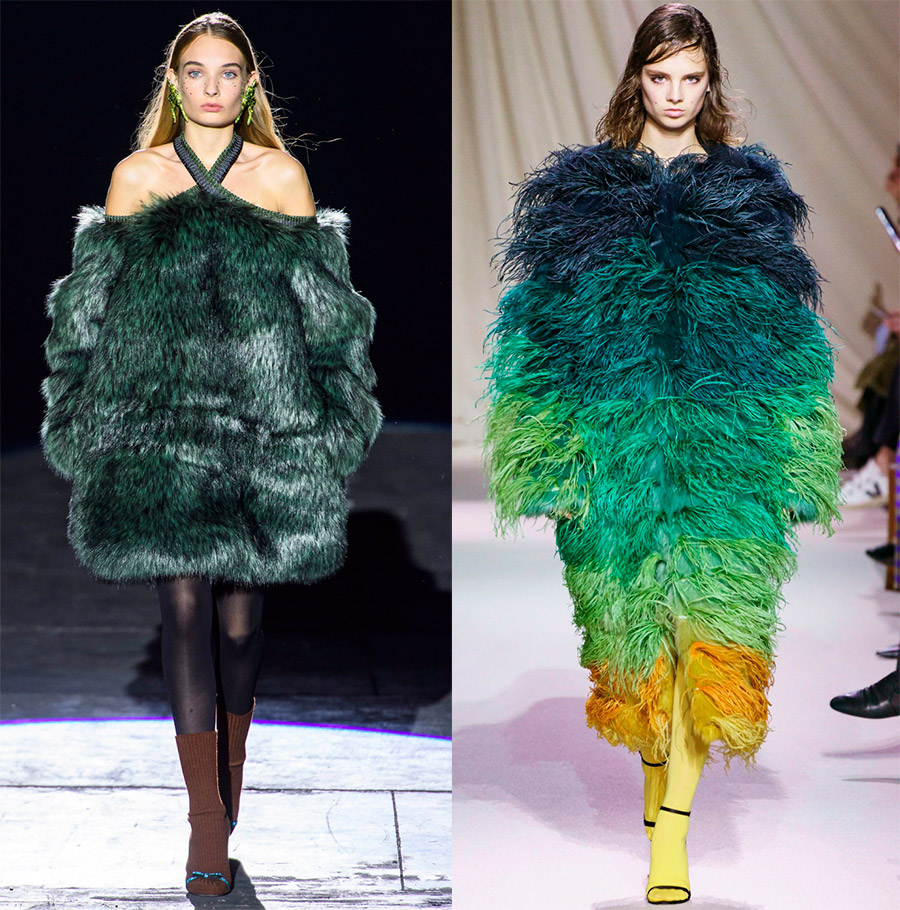 Manteaux de fourrure de fleurs de mer