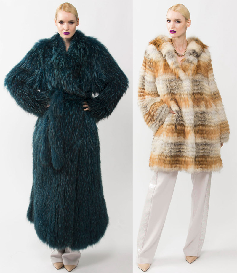 manteaux de fourrure naturelle
