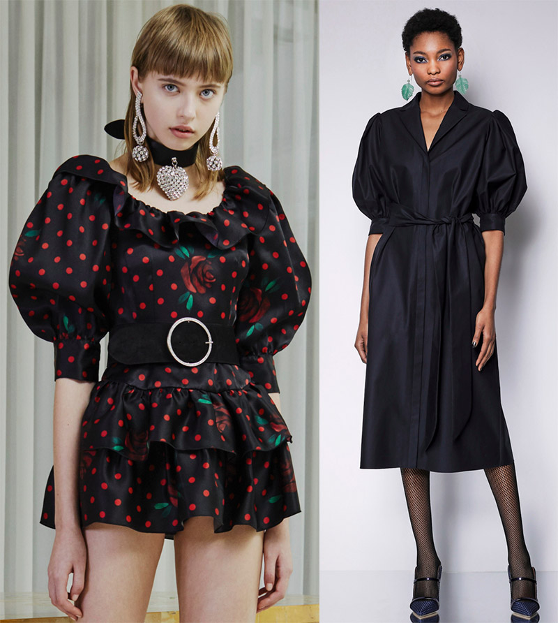 Robes à manches bouffantes