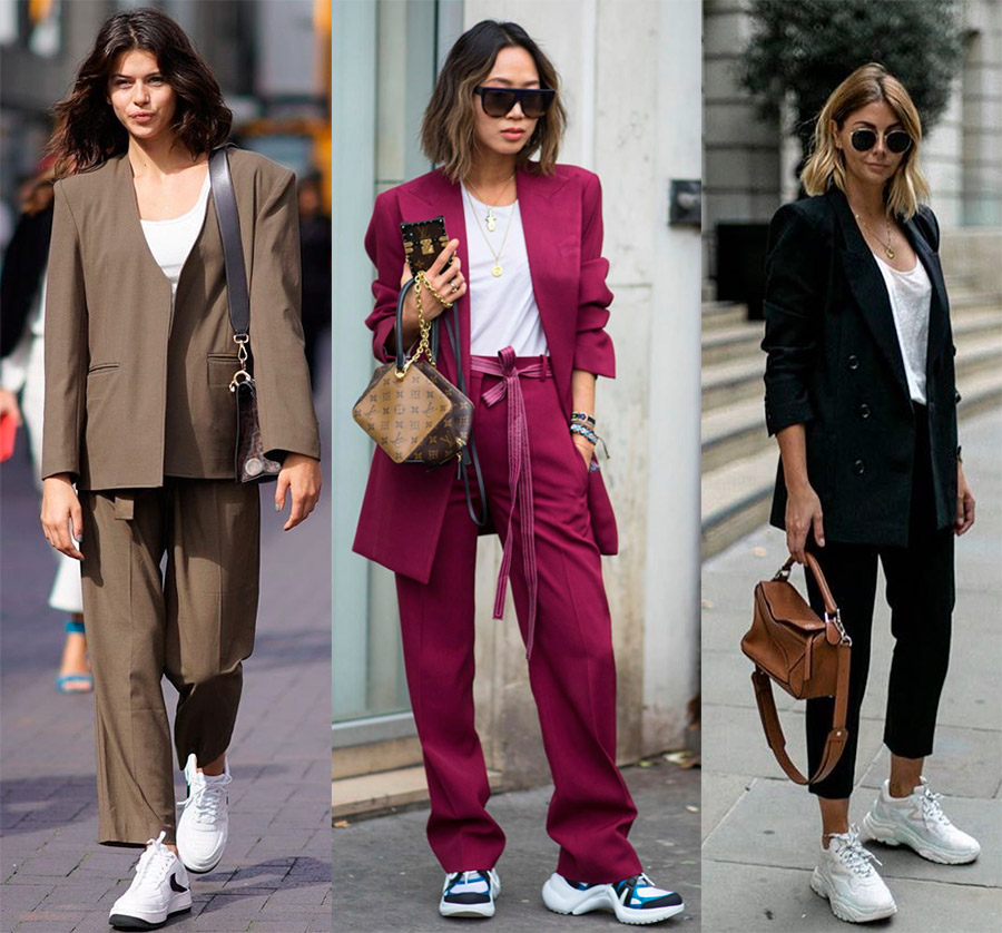 Baskets avec pantalon