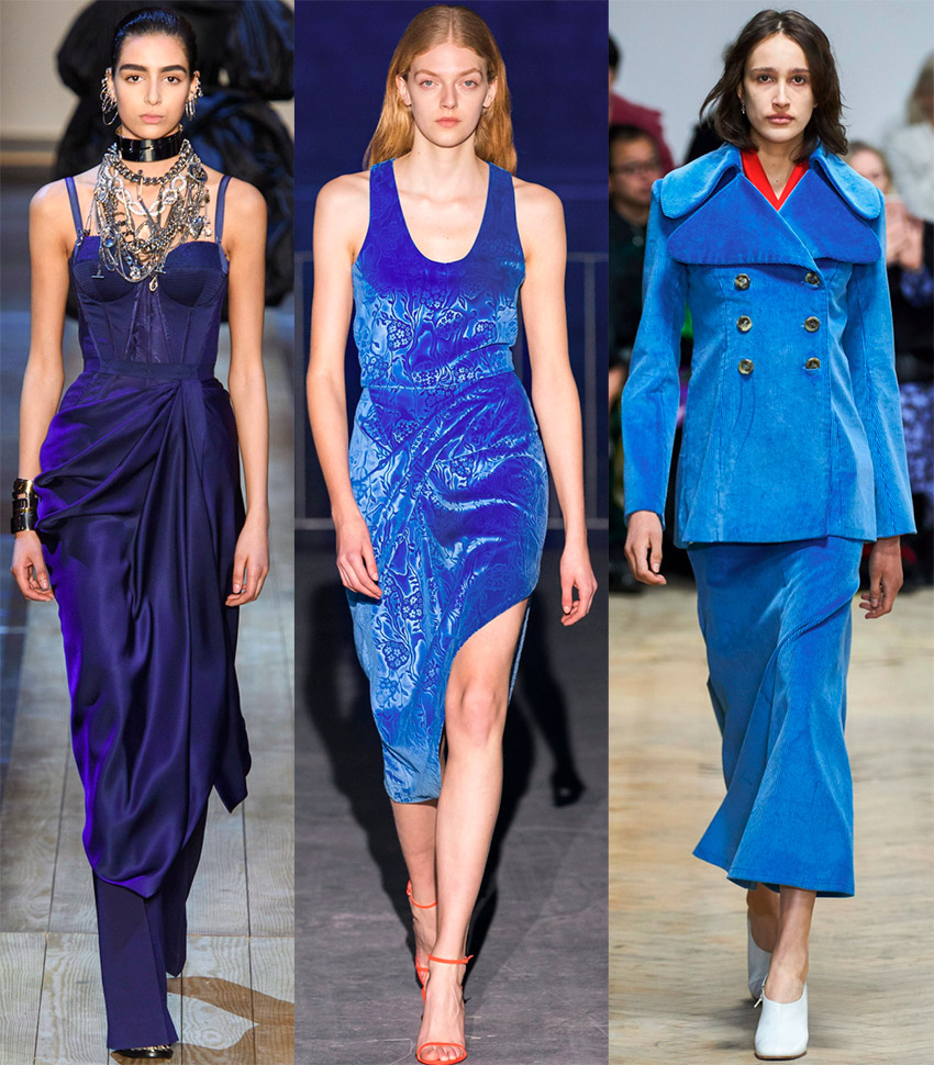 Looks élégants dans les tons bleus