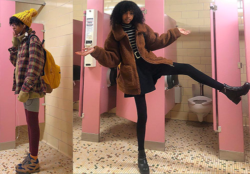 Des images élégantes et lumineuses pour les écolières