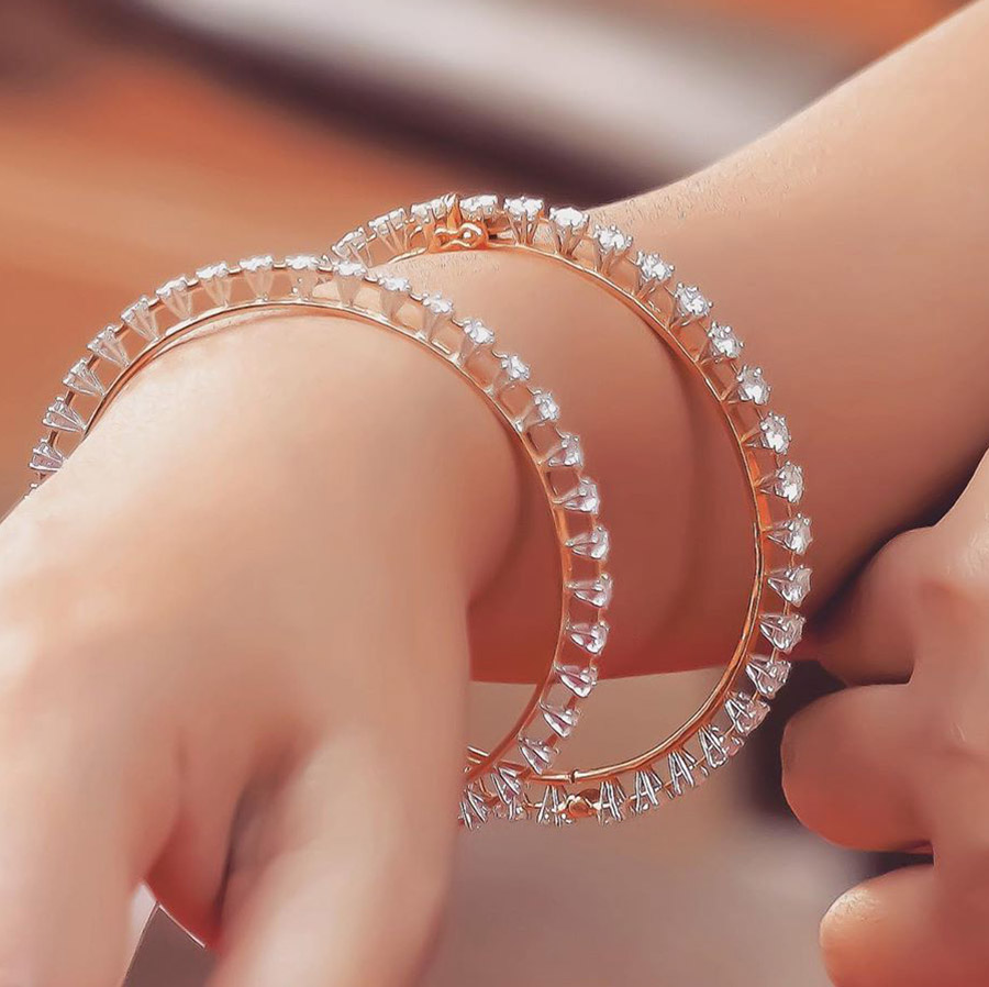 Bracelet avec moissanite