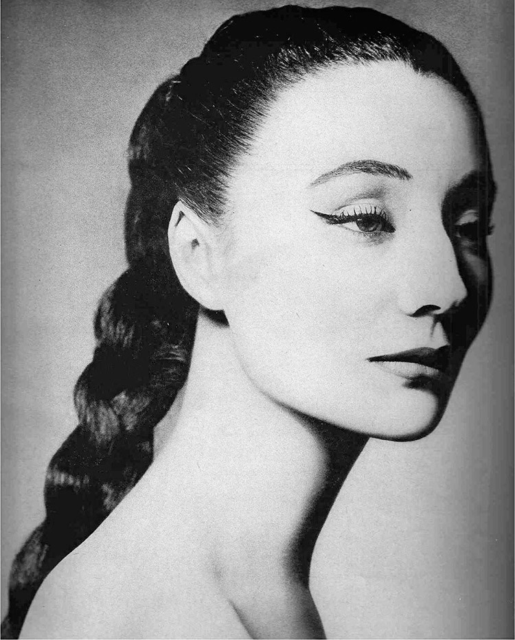 Jacqueline de Ribe avec une tresse