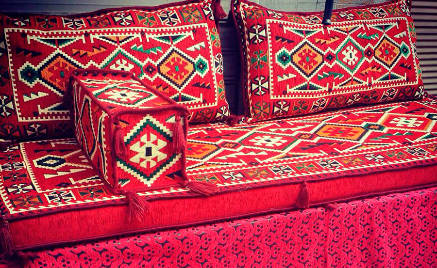 De beaux coussins décoratifs