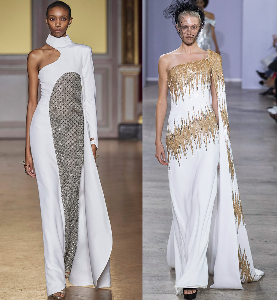 Robe blanche pour le nouvel an